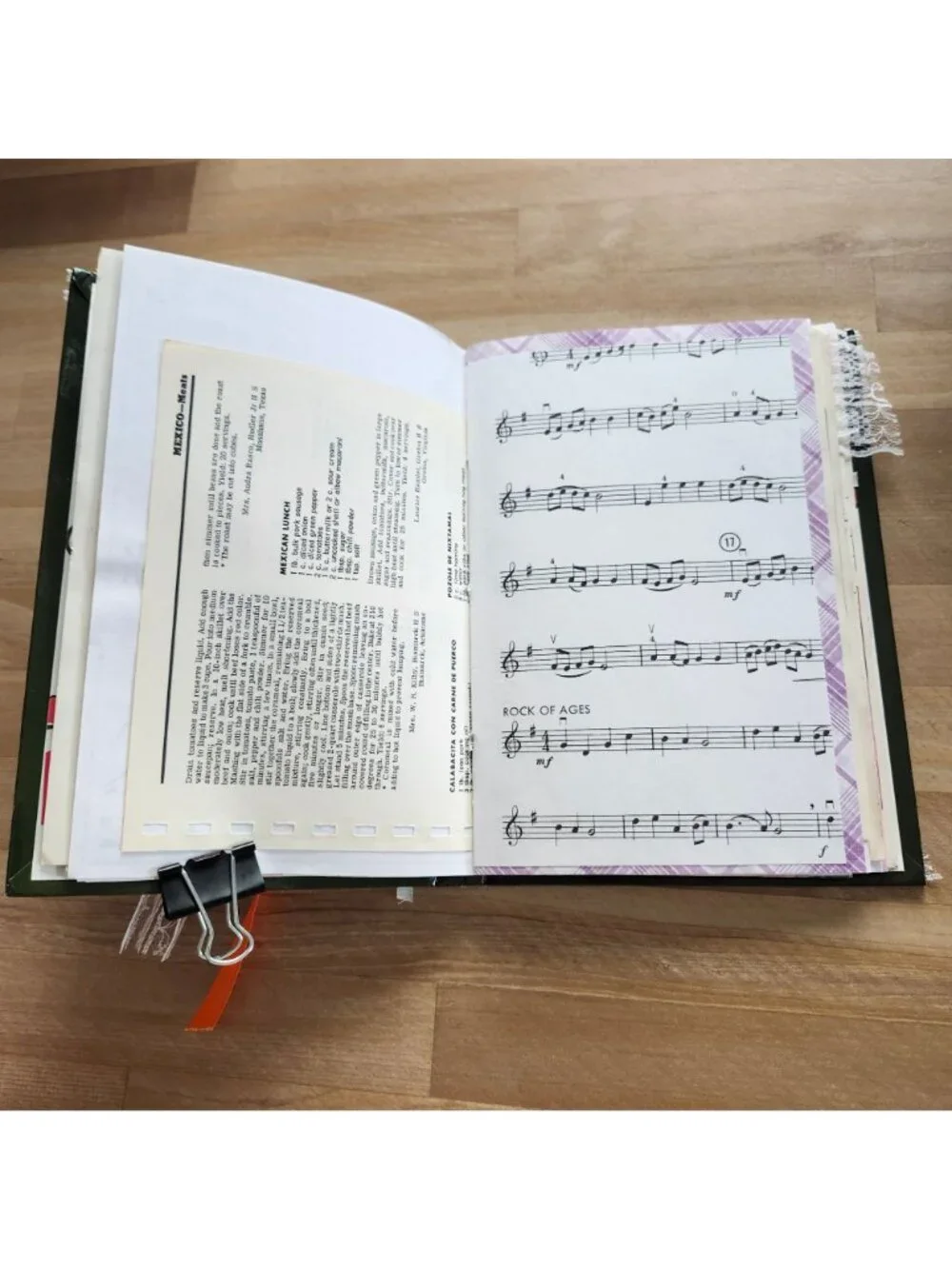 Junk Journal Handmade Hardcover Hand Bound 162 pages